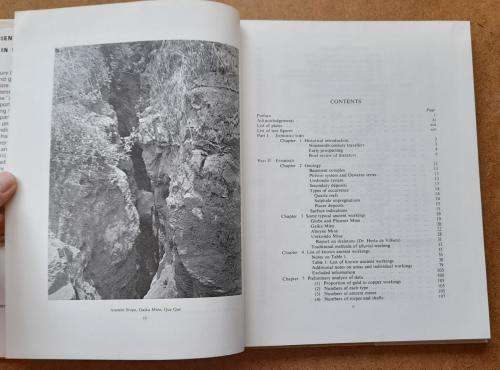 Ancient Mining in Rhodesia, Roger Summers, 1969, with map