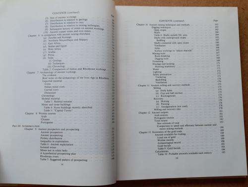 Ancient Mining in Rhodesia, Roger Summers, 1969, with map