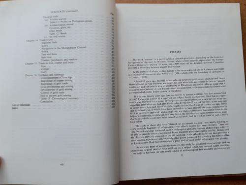 Ancient Mining in Rhodesia, Roger Summers, 1969, with map