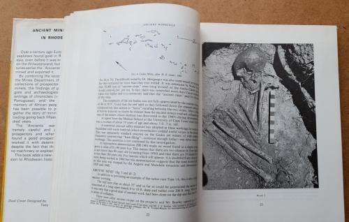 Ancient Mining in Rhodesia, Roger Summers, 1969, with map
