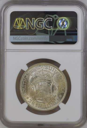 1941 Half Crown NGC graded MS62