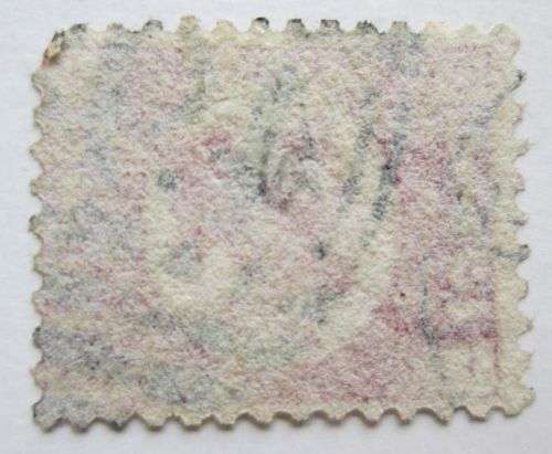 1870 Great Britain New Daily Stamp Half Penny Queen Victoria Carmine Red SG48 Plate 6