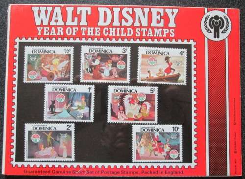 Walt Disney Year of the Child Stamps x 9 Sets PLUS 2 Loose Mint Sets (Lot of 11 Sets!!!) 1979, 1980