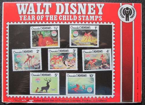 Walt Disney Year of the Child Stamps x 9 Sets PLUS 2 Loose Mint Sets (Lot of 11 Sets!!!) 1979, 1980