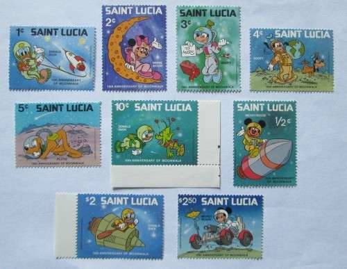 Walt Disney Year of the Child Stamps x 9 Sets PLUS 2 Loose Mint Sets (Lot of 11 Sets!!!) 1979, 1980