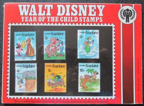 Walt Disney Year of the Child Stamps x 9 Sets PLUS 2 Loose Mint Sets (Lot of 11 Sets!!!) 1979, 1980