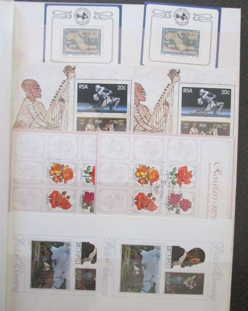 Over 100 Mini Sheets South Africa, SWA, Namibia, Transkei, Bophuthatswana, Venda,Ciskei