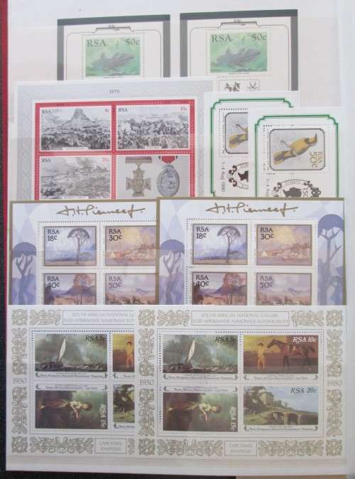 Over 100 Mini Sheets South Africa, SWA, Namibia, Transkei, Bophuthatswana, Venda,Ciskei