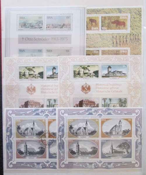 Over 100 Mini Sheets South Africa, SWA, Namibia, Transkei, Bophuthatswana, Venda,Ciskei