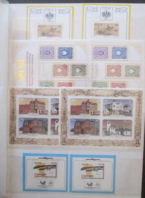Over 100 Mini Sheets South Africa, SWA, Namibia, Transkei, Bophuthatswana, Venda,Ciskei