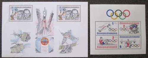 Unique collection of Mini Sheets Europe: Austria, Belgium, Czechoslovakia, Bulgaria, 1946-1989