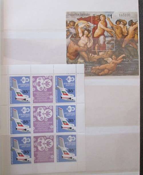 Unique collection of Mini Sheets Europe: Austria, Belgium, Czechoslovakia, Bulgaria, 1946-1989