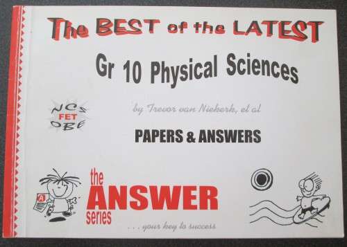 Gr 10 Physical Sciences The Answer Series, 2 BOOKS: Papers & Answers AND 3in1, Trevor van Niekerk