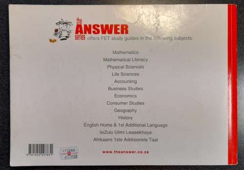 Physical Sciences Gr 10 3 in 1, the Answer Series, Retha Louw Debbie Watson