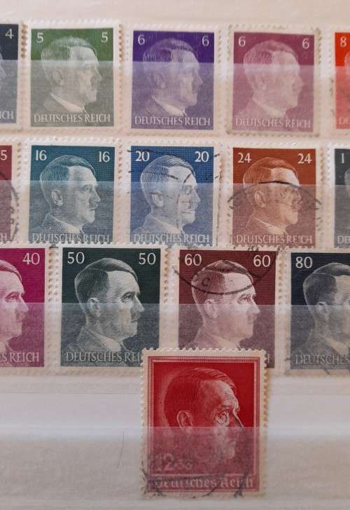 Lot of 31 Stamps, German Empire, Adolf Hitler 49th Anniversary and New Daily Stamps, 1938-1942, WW2