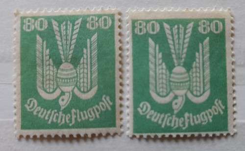 German Empire Airmail Stamps 1919-1923 Lot of 21 Stamps