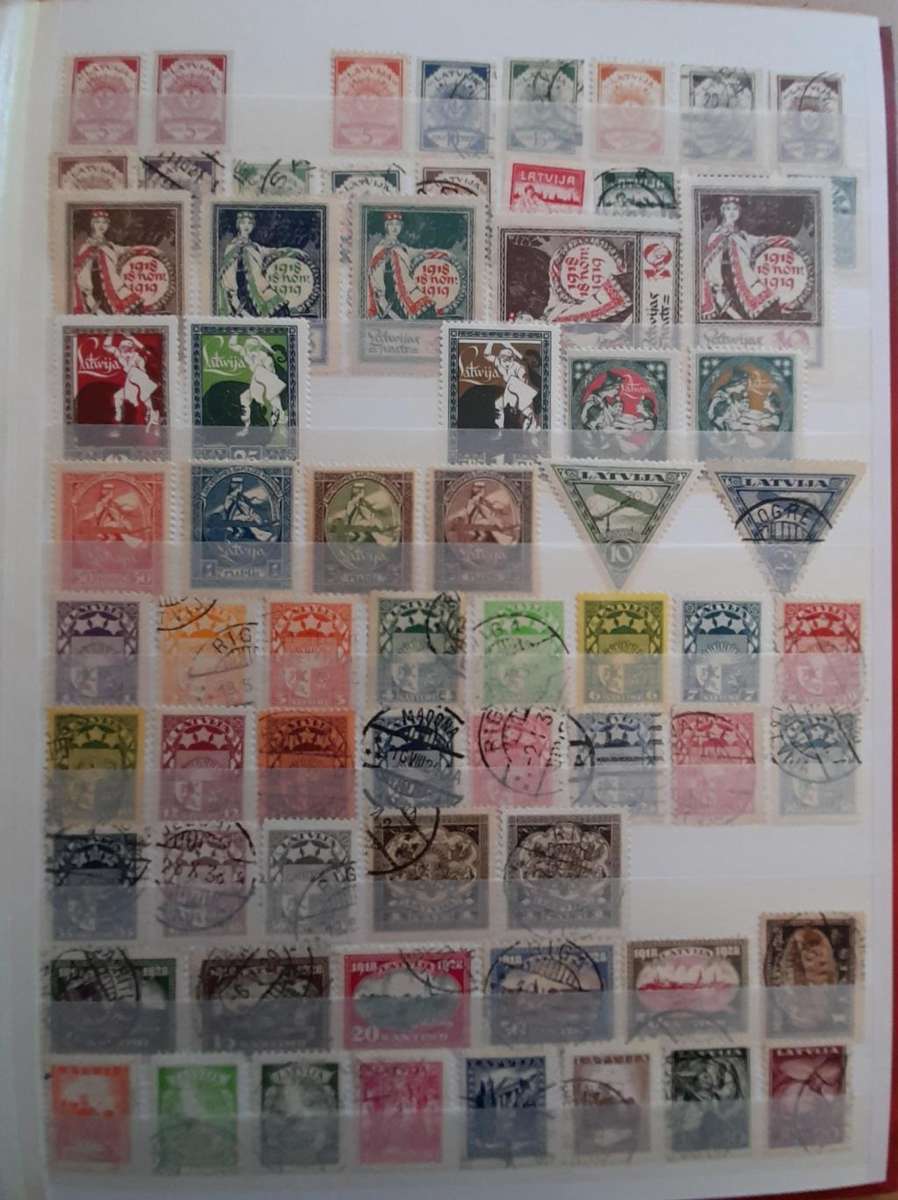 Latvia Stamps 1918 - 1995, Over 100 Stamps, Unique Imperforated Too! Latvija