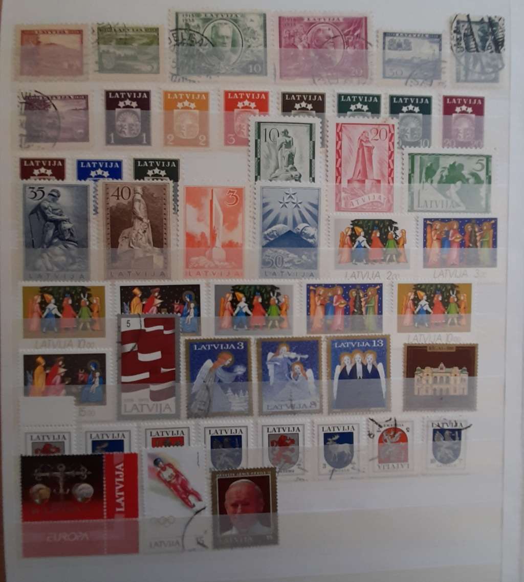 Latvia Stamps 1918 - 1995, Over 100 Stamps, Unique Imperforated Too! Latvija