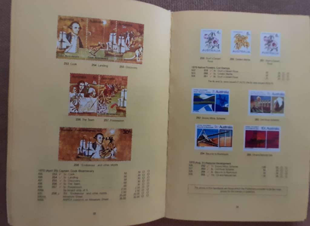 Stamp Books from India, Israel, Cuba, Japan, Australia 1969 to 1993