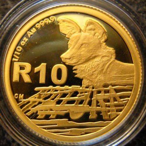 2012 Natura 1/10 Oz: The African Painted wolf (wild dog)