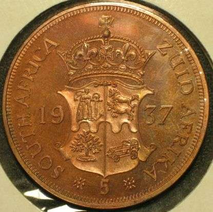 Proof 1937 Pattern Crown (5 Shilling)