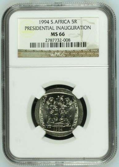 MS66 PRESIDENTIAL INAUGURATION 1994 R5, NGC graded MS66!!!