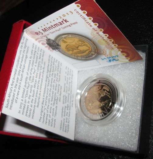 2013 "oom Paul" R5 with Coin World mintmark!