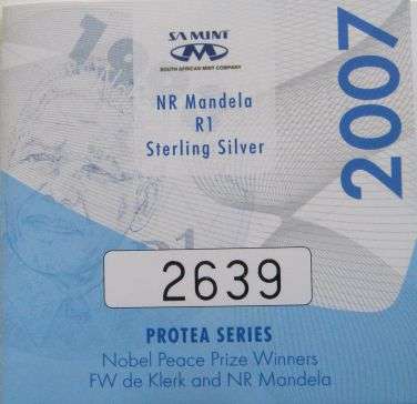 Nelson Mandela SA Mint Boxes with certificate included