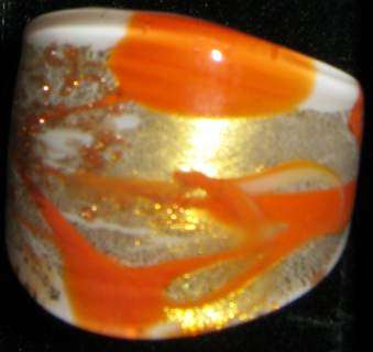 Murano Glass Ring, Made in Italy