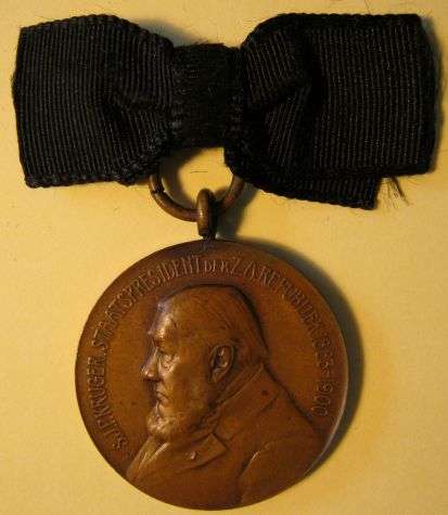 Paul Kruger Begrafnis Medalje - excellent condition!