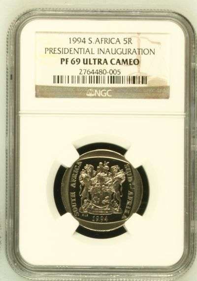 1994 Presidential Inauguration R5, NGC graded PF69 Ultra Cameo!!
