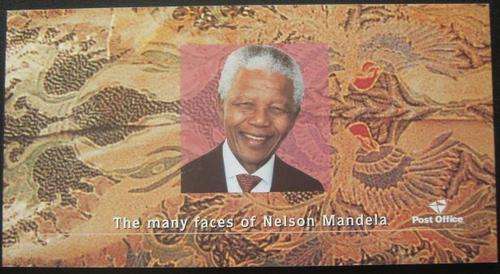 Nelson Mandela 2001 Stamp booklet: The many faces of Nelson Mandela