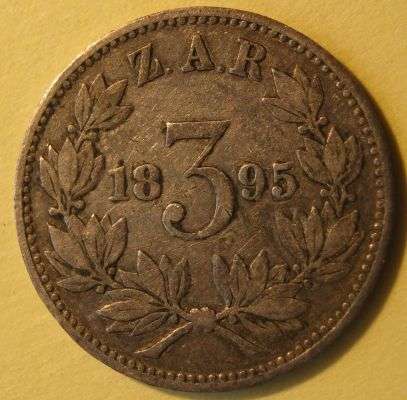 1895 ZAR Tickey
