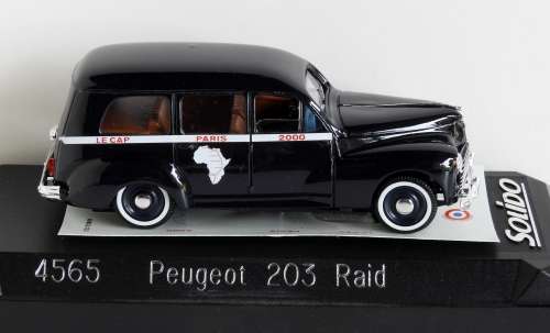 Peugeot 203 Raid Le Cap - Paris by Solido