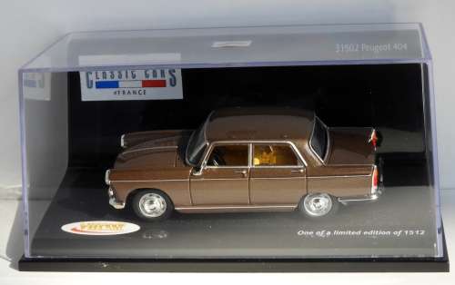 Peugeot 404 - Classic Cars of France- by Vitesse