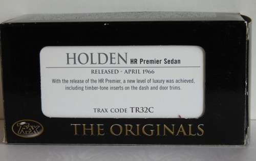 Holden HR Premier Sedan (1966) 1:43 TRAX "The Originals" Series