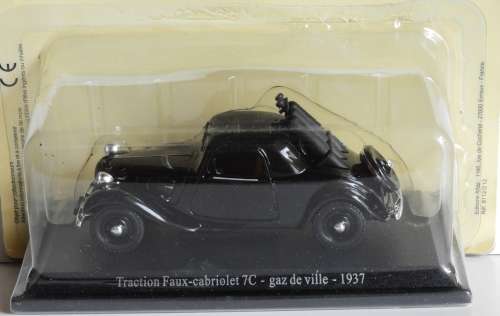 Citroen Traction - Faux - Cabriolet 7C - Gaz de Ville - by Editions Atlas