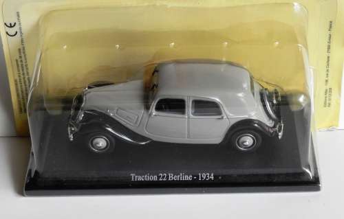 Citroen Traction 22 Berline (1934) 1:43 by Editions Atlas