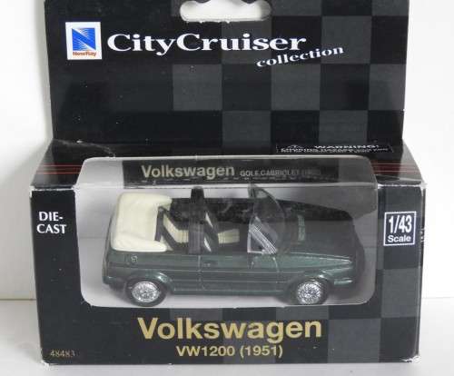 Volkswagen Golf 1200 Cabriolet 1:43 - NewRay City Cruiser Collection