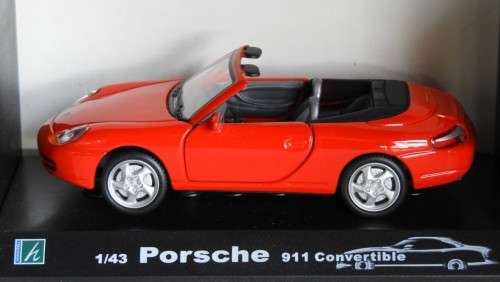 Porsche 911 Cabriolet 1:43  Cararama by Hongwell