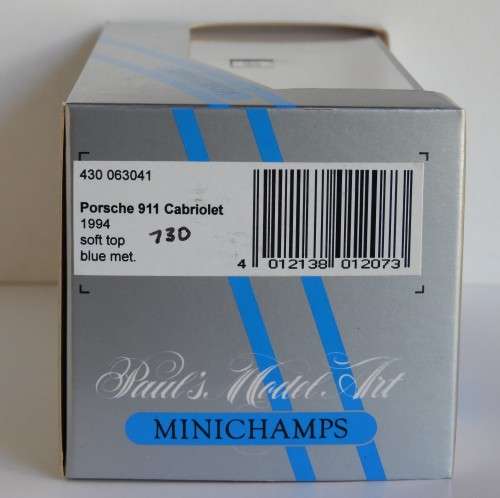 Porsche 911 Cabriolet (1994) Soft Top 1:43 Minichamps