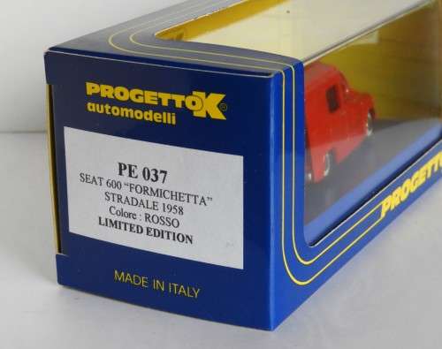 Seat 600 Formachetta Stradale 1:43 Progetto (Italy)