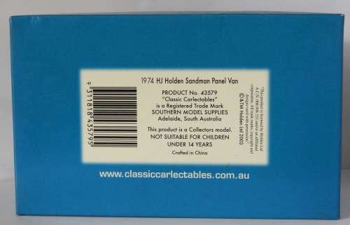 Holden HJ Sandman Van (1974) 1:43 Classic Carlectables (Australia)