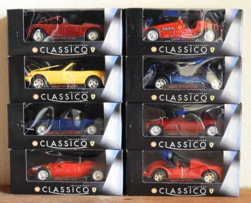 Ferrari set of 8 - Collezione Classico 1:43 (1948 to 1973)