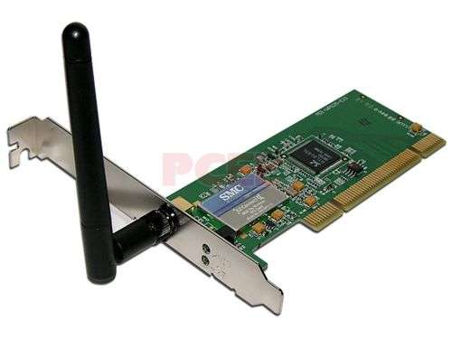 SMC SMCWPCI-G EZ Connect g 2.4GHz 54 Mbps Wireless PCI Card