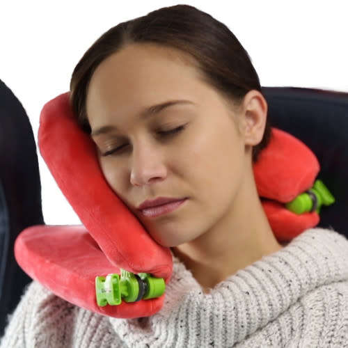 Face Cradle Travel Pillow - Red