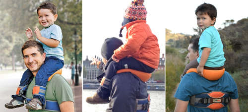 Child / Toddler / Kids Carrier Shoulder Saddle Seat for Hiking Walking