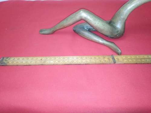 Vintage Brass/Bronze Lady Figure - Please C Pics for condition
