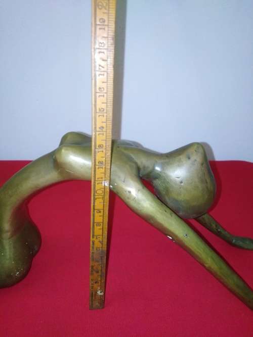 Vintage Brass/Bronze Lady Figure - Please C Pics for condition