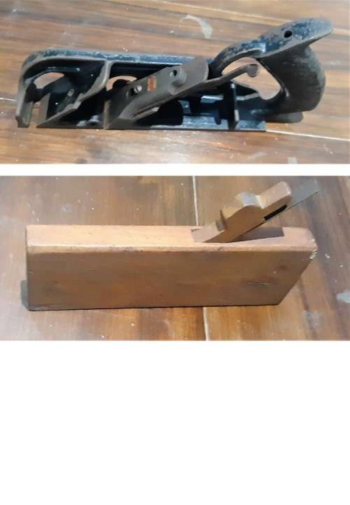 Stanley No78 Rebate Plane + a Vintage wooden plane (check Cutter) see Desc and Pictures